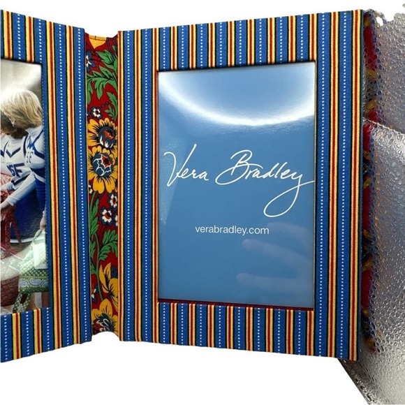 NWOT VERA BRADLEY Quilted Cotton Picture Frame - Picture 6 of 7